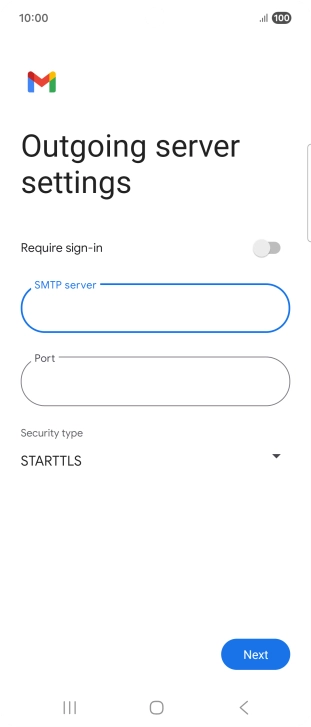 Press the field below 