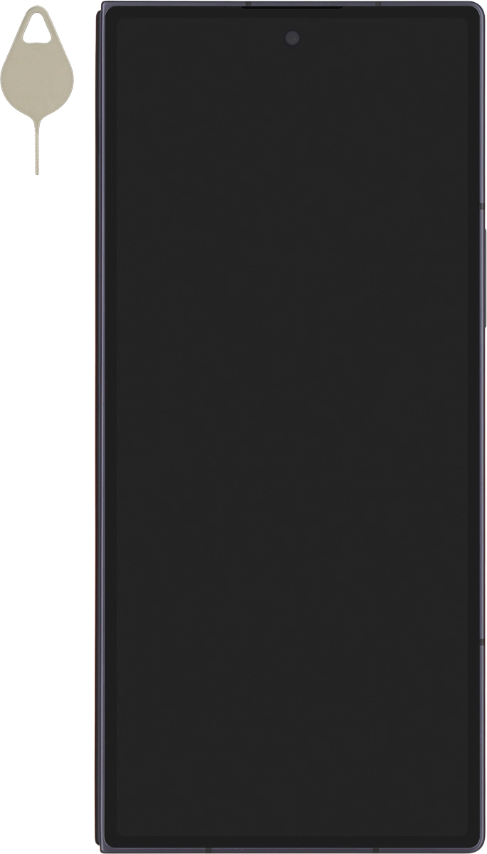 Find the opener for the SIM holder.
