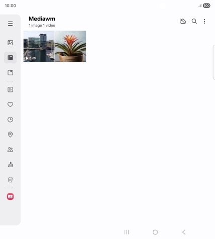 Press and hold any picture or video.