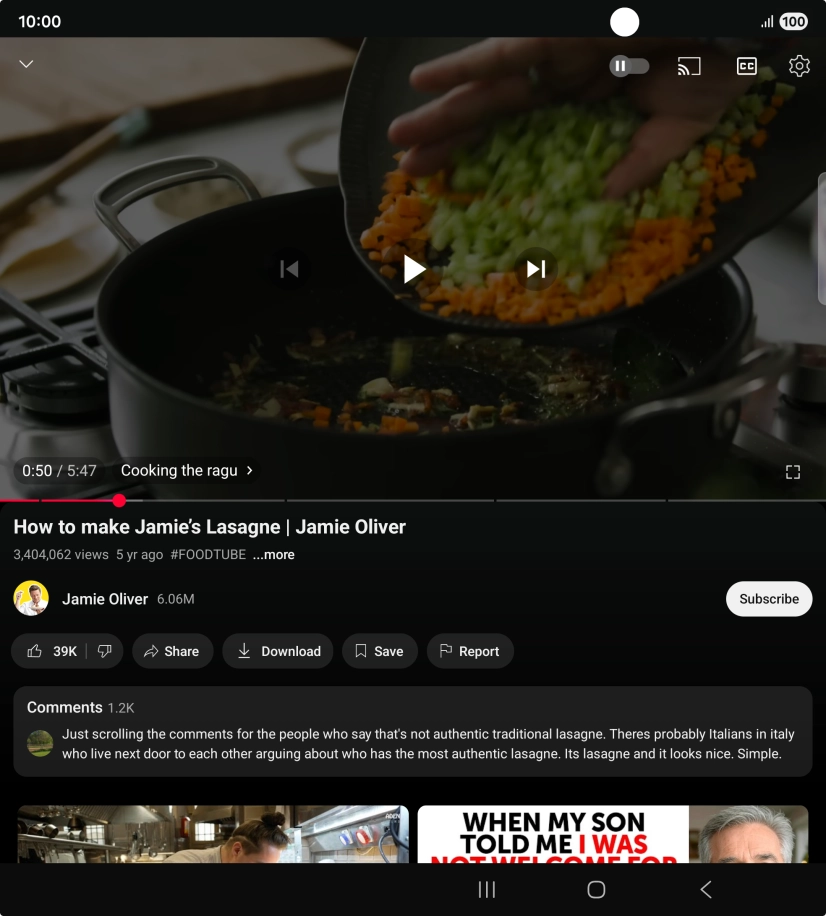 Press and hold the Home key to activate Gemini.