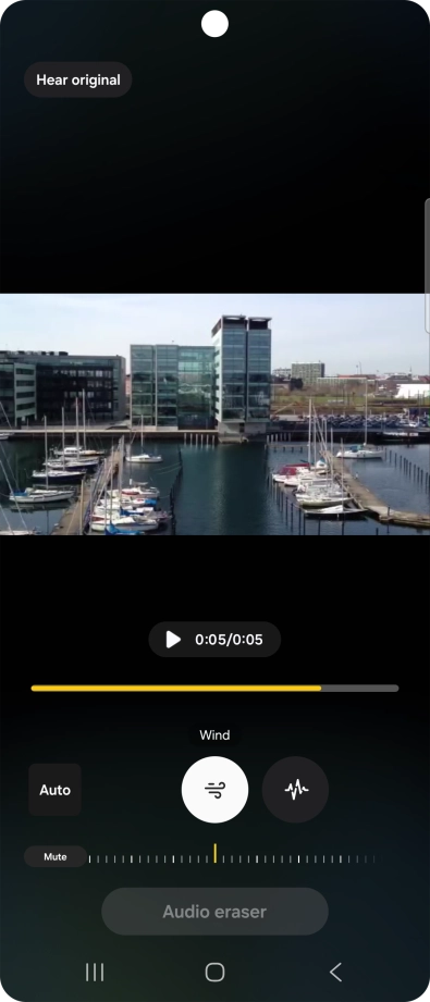 Press the required sound type.