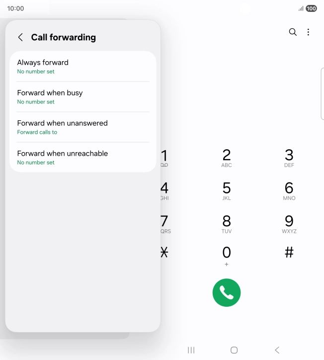 Press the Home key to return to the home screen.