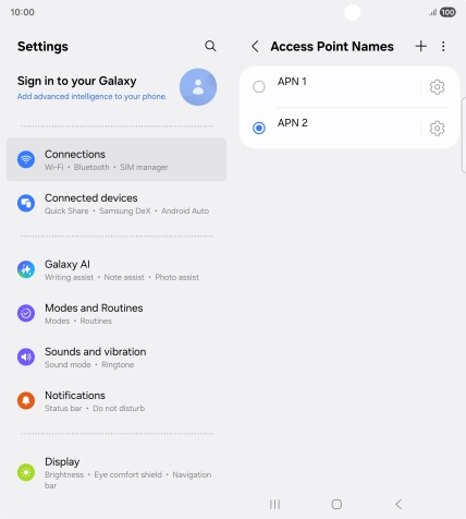 Press the Home key to return to the home screen.