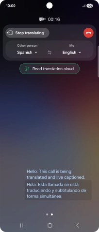 Follow the instructions on the screen to select the required language settings and use the function.