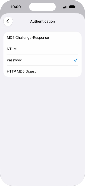 Press Password.
