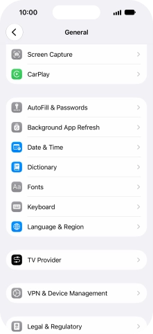 Press Background App Refresh.