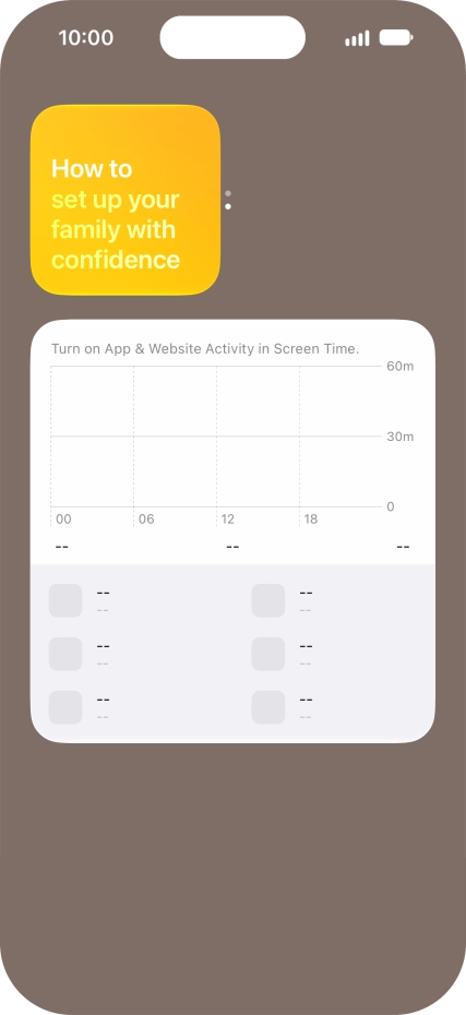 Press and hold the required Widget Stack.