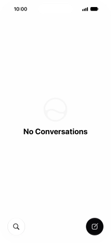 Press the new conversation icon.