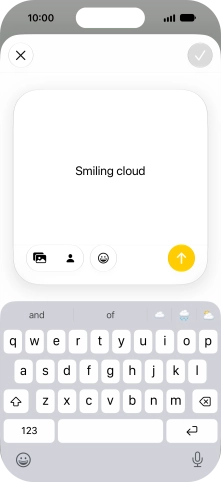 To use an existing media file as a template for your Genmoji, press the required media type and follow the instructions on the screen to select it.