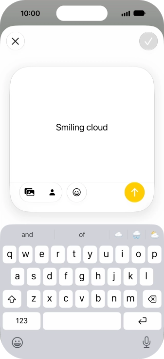 To use an existing media file as a template for your Genmoji, press the required media type and follow the instructions on the screen to select it.