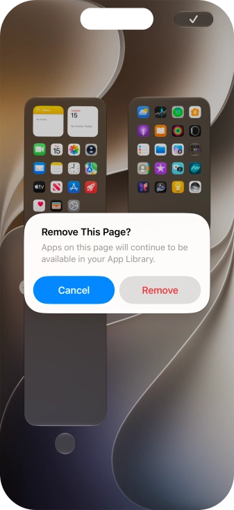 Press Remove.