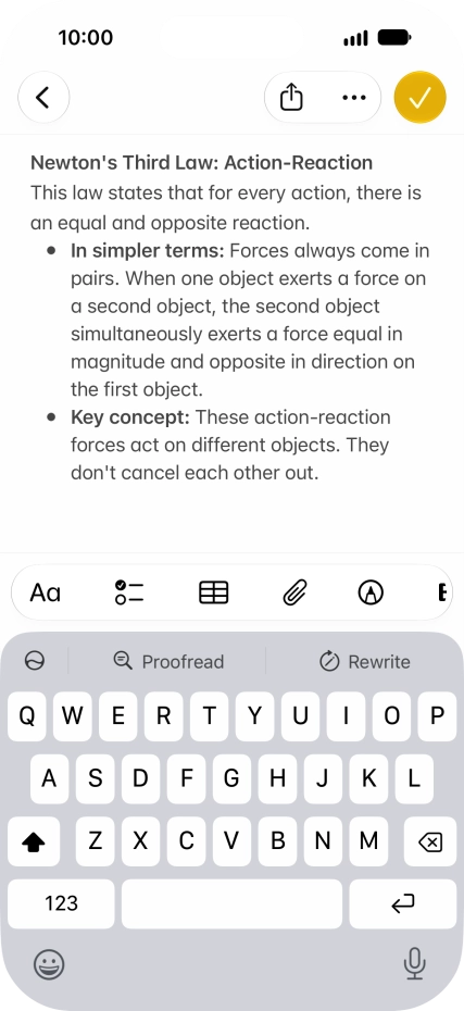 Press the Siri AI icon and follow the instructions on the screen to type or speak the required command.