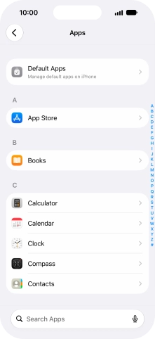 Press App Store.