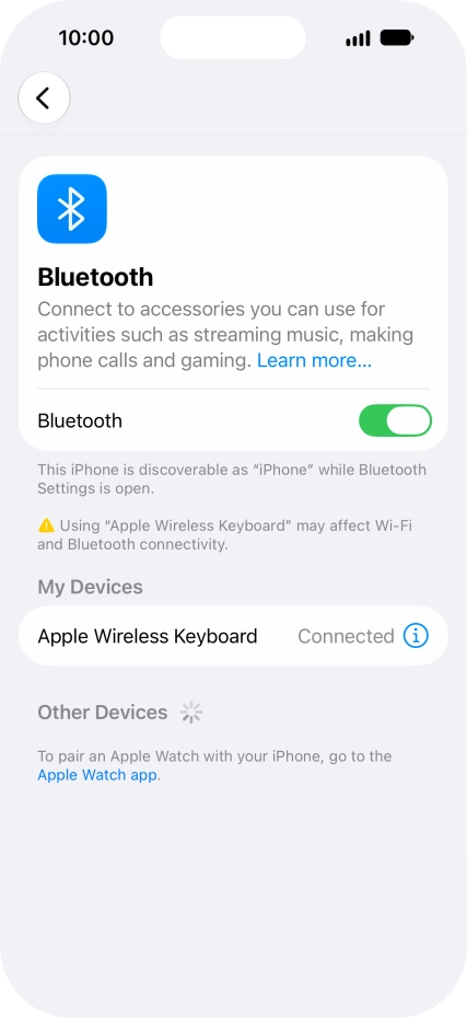 Slide your finger upwards starting from the bottom of the screen to return to the home screen.