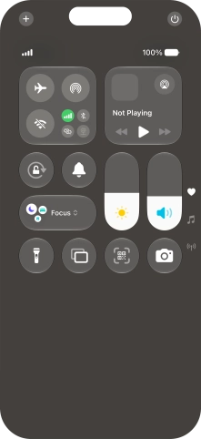 Press the sound mode icon to turn silent mode on or off.