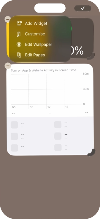 Press Add Widget.