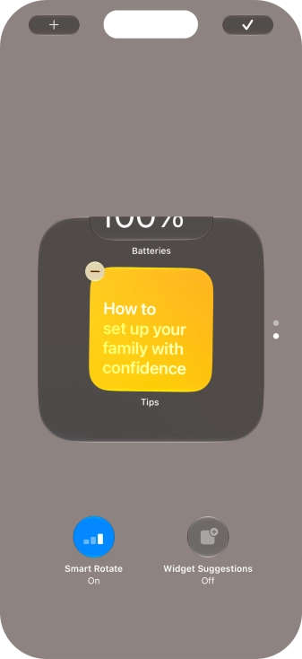 Press Smart Rotate to turn the function on or off.