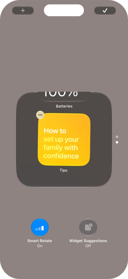 Press Smart Rotate to turn the function on or off.