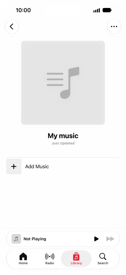 Press Add Music.