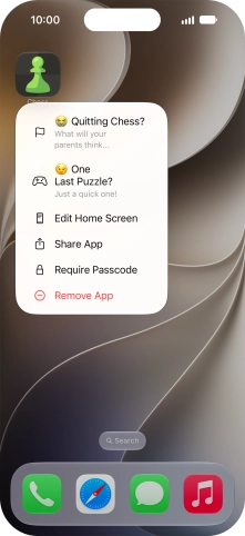 Press Require Passcode.