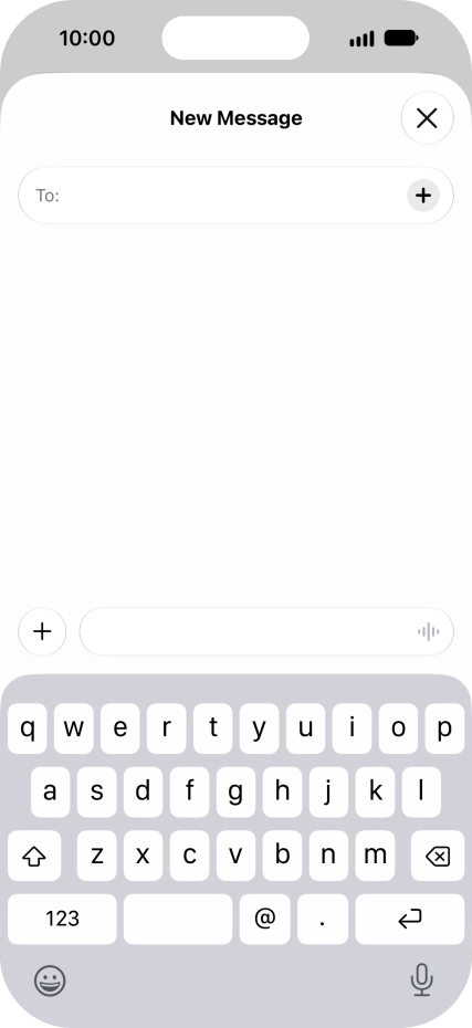 Press the add icon.