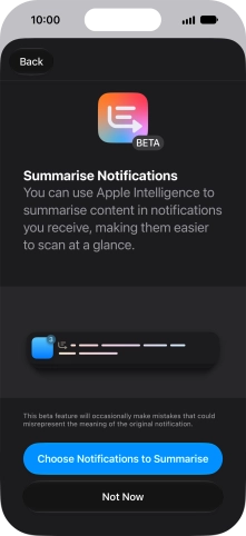 If you turn on the function, follow the instructions on the screen to select more settings.