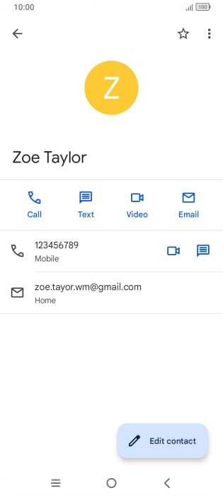 Press the call icon.