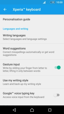 Press Writing languages.