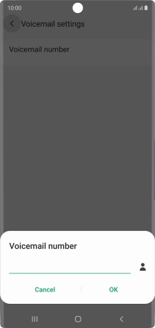 Key in +61414121121 and press OK.