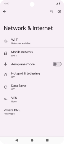 Press Hotspot & tethering.
