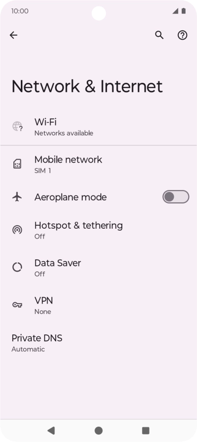 Press Hotspot & tethering.
