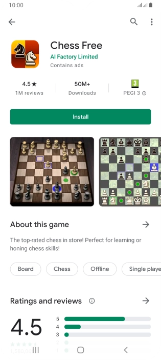 Press the Home key to return to the home screen.