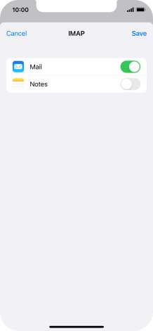 Press Save. Your email account has now been set up. To select more settings for incoming and outgoing server, proceed with the following steps.