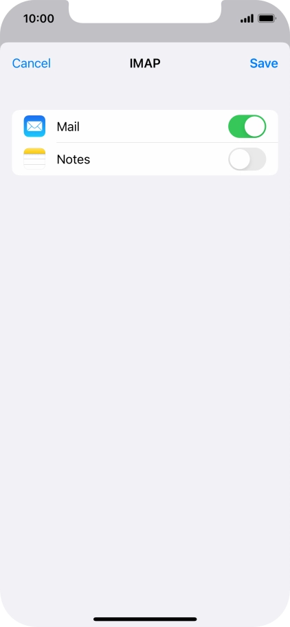 Press Save. Your email account has now been set up. To select more settings for incoming and outgoing server, proceed with the following steps.
