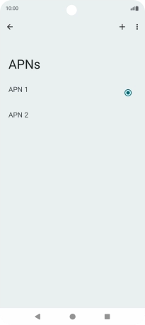 Press the Home key to return to the home screen.