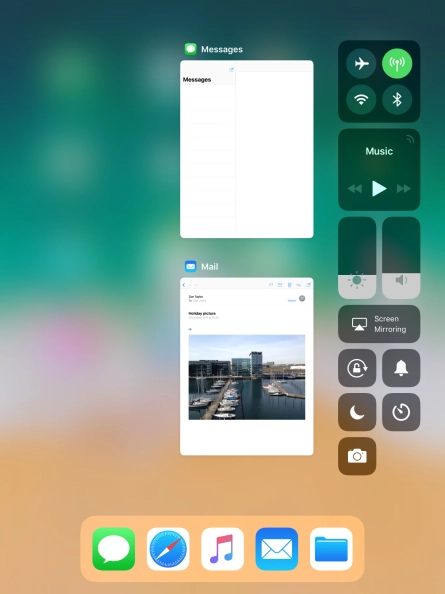 Press the sound mode icon to turn silent mode on or off.