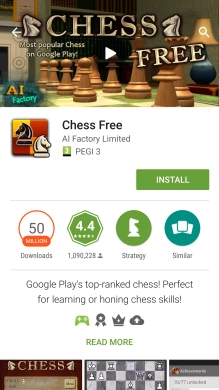 Press INSTALL and follow the instructions on the screen to install the app.