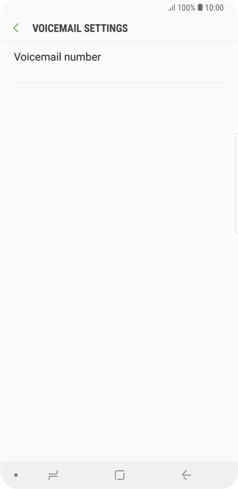 Press Voicemail number. Press Voicemail number.