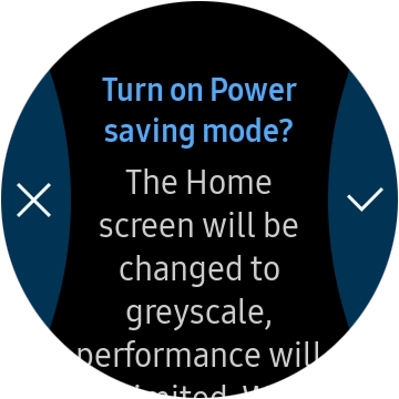 Press the confirm icon.