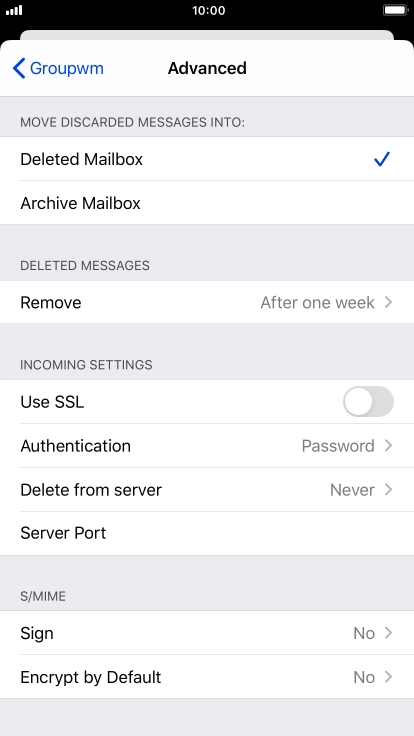 Press Authentication.