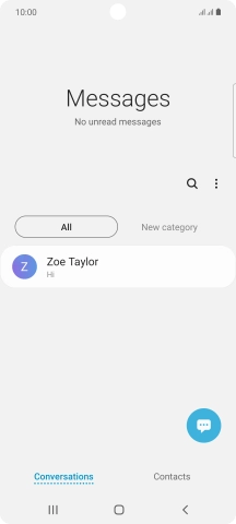 Press the new message icon.