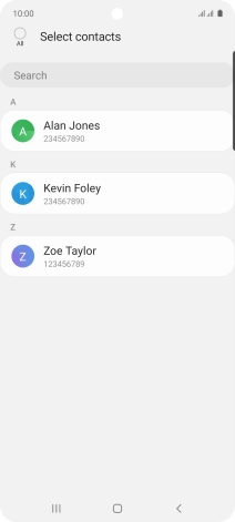 Press the field above 