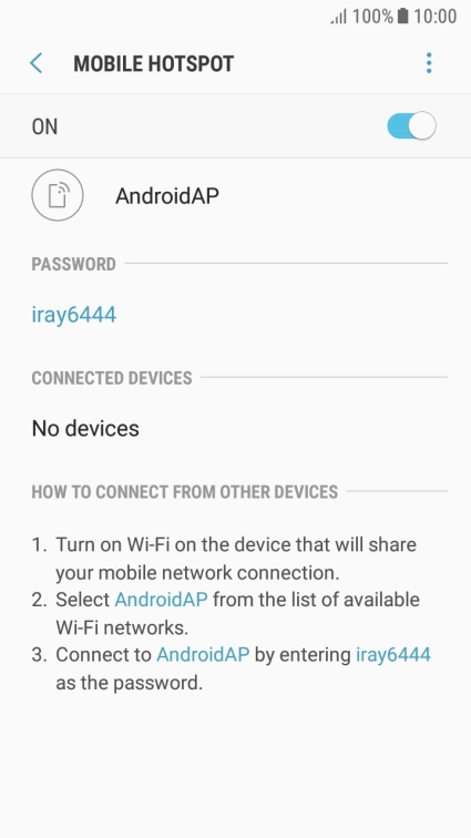 Press the Home key to return to the home screen.