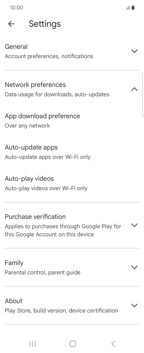 Press Auto-update apps. Press Auto-update apps.