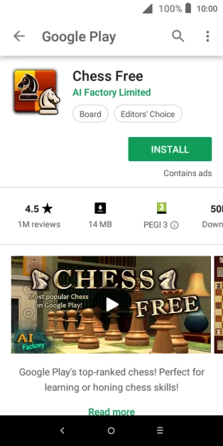 Press the Home key to return to the home screen.