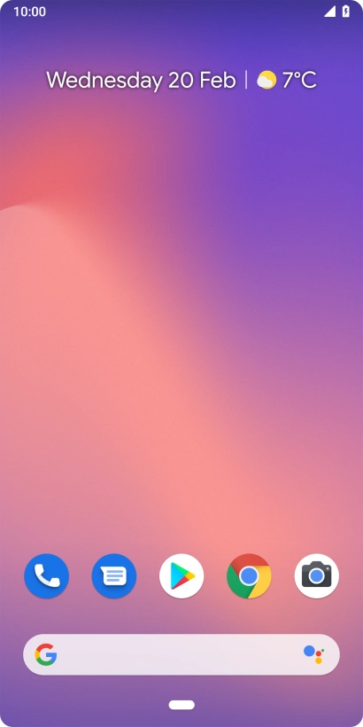 When the battery charging icon is displayed, the battery is charging.