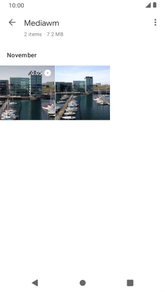 Press and hold any picture or video.