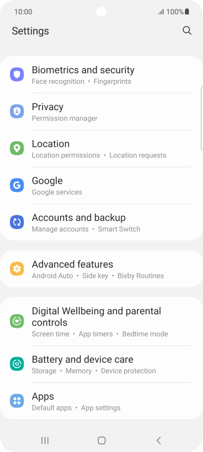Press Accounts and backup.
