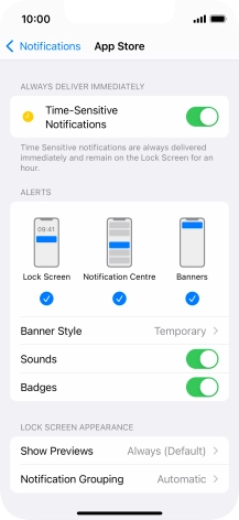 Press Notification Grouping.