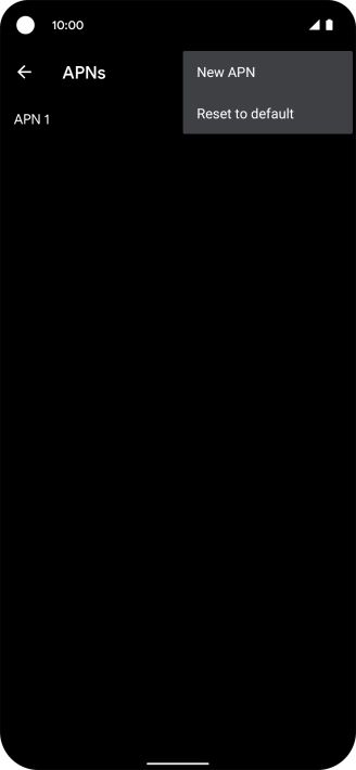 Press New APN.